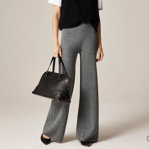 NWT J. Crew Gray Cosmo Sweater Pant in Merino Wool
